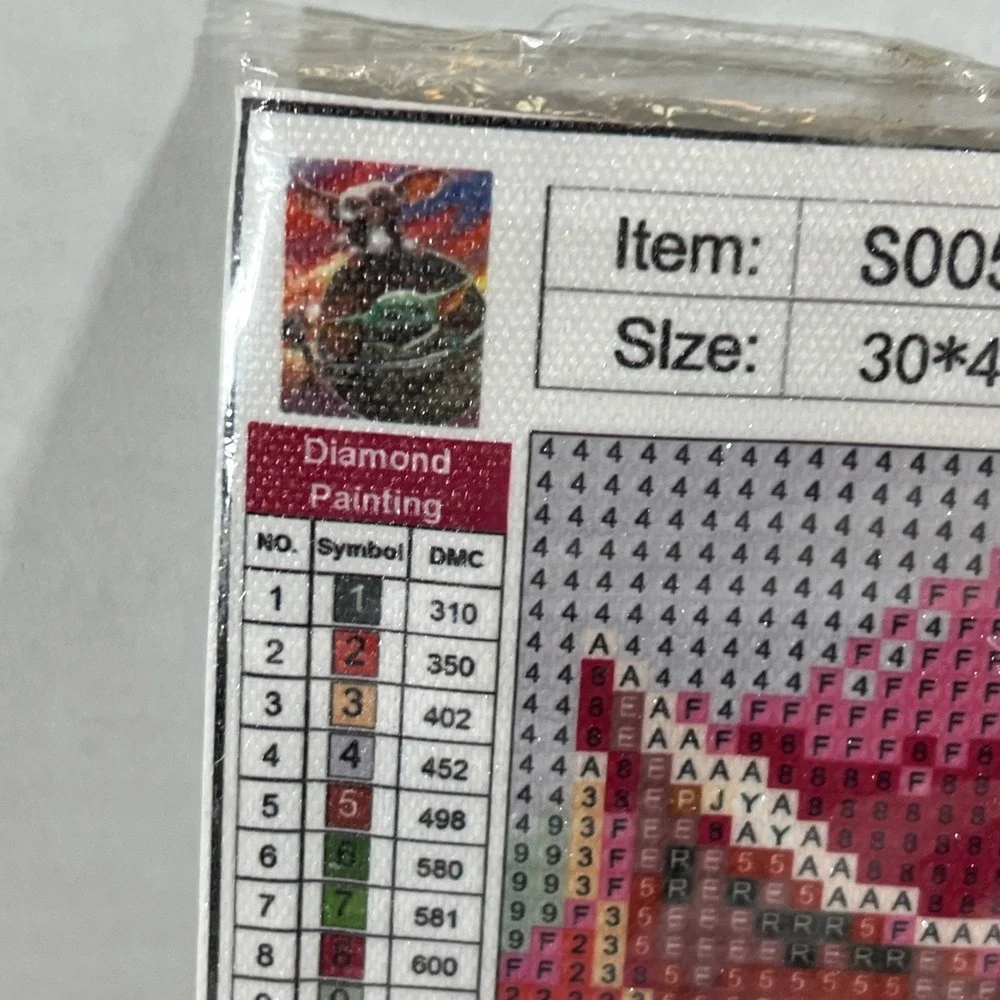 Diamond Painting Of Gizmo And Baby‎ Yoda With Accessories